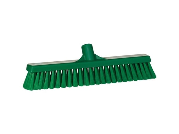 Sopborste Vikan, grön, polyester/PP/rostfritt stål, 41 cm