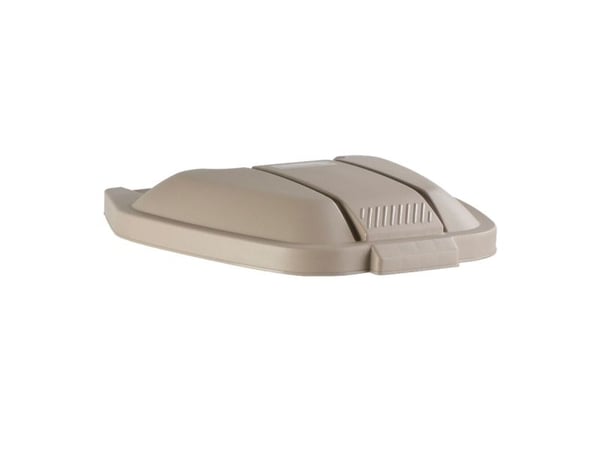 Matala, Rubbermaid, 56x51,5x8cm, beige, muovi, kaksipyöräiseen konttiin Matala, Rubbermaid, 56x51,5x8cm, beige, muovi, kaksipyöräiseen konttiin