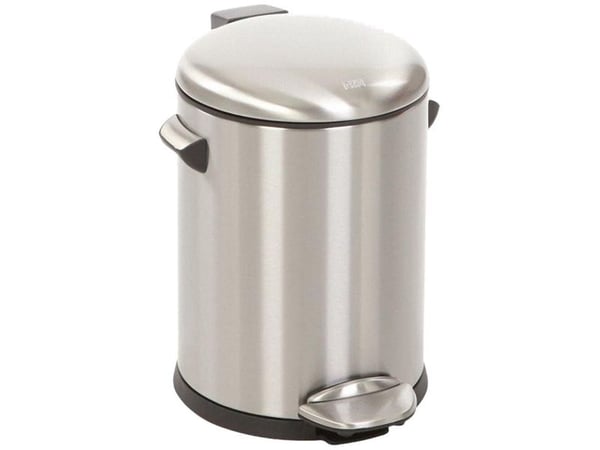 Pedalhink EKO Belle Deluxe 5 l svart pulverlackerat stål med innerhink i plast soft clos...