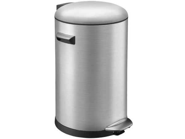 Pedalhink EKO Belle Deluxe, matt stål, plast/rostfritt stål, 20 l med innerhink i plast