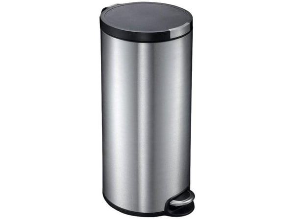 Pedalhink, EKO Artistic, stål matt, plast/rostfritt stål, 30 l, med innerlock i plast, soft cl...
