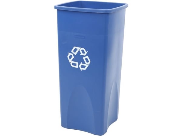 Affaldsspand, Rubbermaid, blå, PE, 87 l