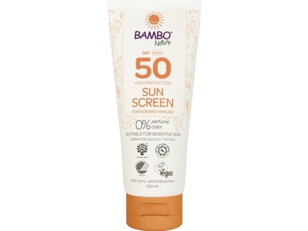 Sollotion Bambo Nature SPF 50 100 ml - utan färg och parfym (6 st.)