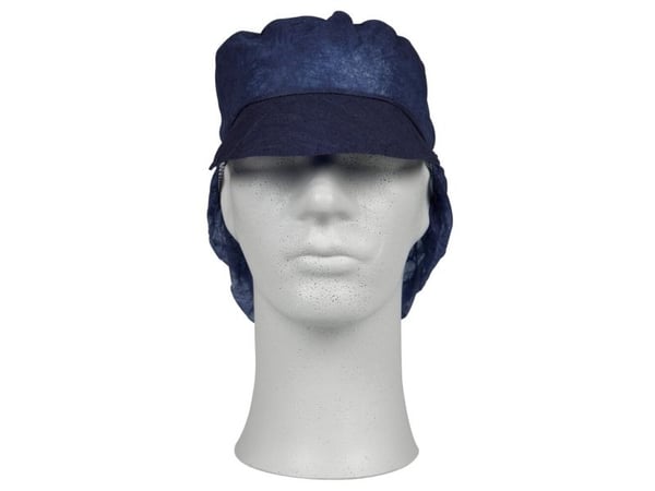 Snood mössa, ABENA Classic, L, blå, PP, osteril – (100 st.)