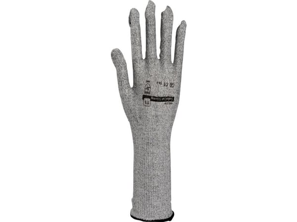 Arbeidshanske, ABENA, 11, grå, glassfiber/HDPE-fiber/nylon/spandex, cut 5