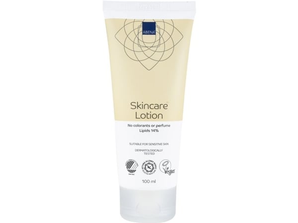 Hudlotion, ABENA, 100 ml, uden farve og parfume, 14% - (6 stk.)