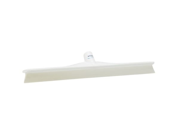Gulvskraber, Vikan, 50x7,5x8,5cm, hvid, TPE gummi/PP, 50 cm, med enkeltblad