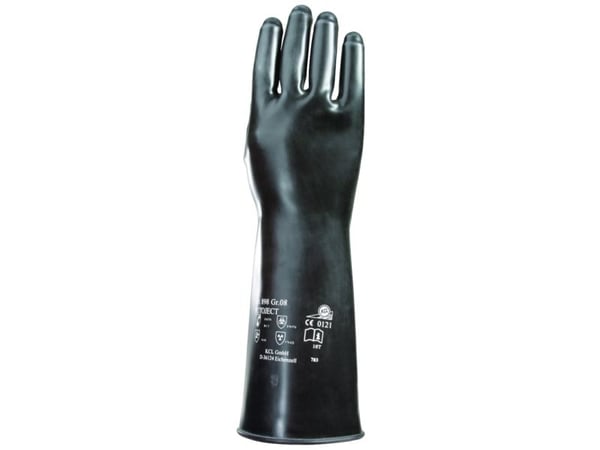 Butylhandske, Honeywell Butoject, 10, sort, butylgummi