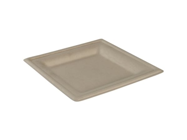 Kuitulautanen, ABENA Gastro, 16x16x1,5cm, luonto, sokeriruoko - (10 kpl)
