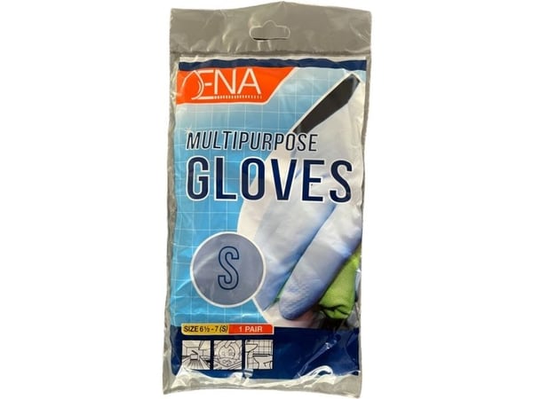 Latexhandske ENA, S, blå, latex, puderfri, med velour (12 st)