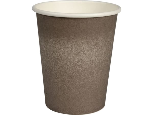 Kaffebæger The Swan, ABENA Gastro, 9,1cm, Ø8cm, 24 cl, 28 cl, grå, pap/PE - (20 stk.)
