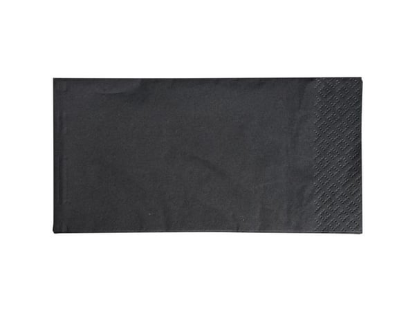 Middagsserviet, ABENA Gastro, 3-lags, 1/8 HF, 40x40cm, sort - (20 stk.) Middagsserviet, ABENA Gastro, 3-lags, 1/8 HF, 40x40cm, sort - (20 stk.)