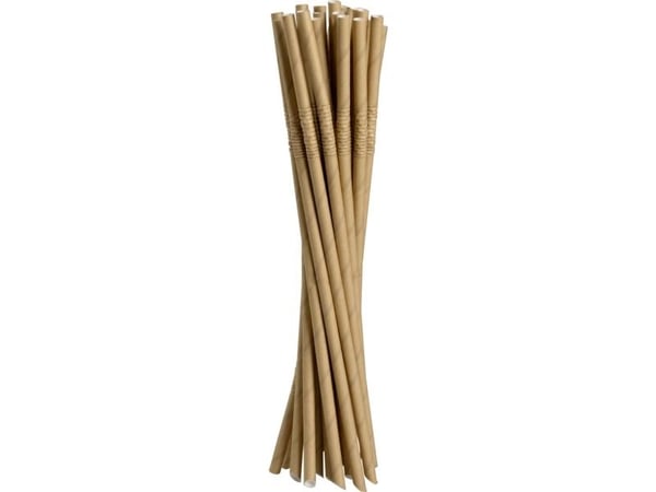Pillit, ABENA Gastro, 24cm, Ø6mm, ruskea, paperi - (20 kpl)