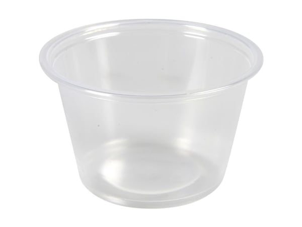 Portionsbæger, ABENA Cater-Line, 4,6cm, Ø7,4cm, 113 ml, 120 ml, klar, PP, 120 ml - (20 stk.)