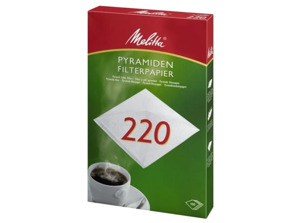Pyramidfilter Melitta blekta filterpapper