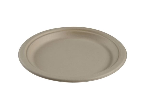 Fibertallerken, ABENA Gastro, 1,96cm, Ø23cm, nature - (10 stk.)