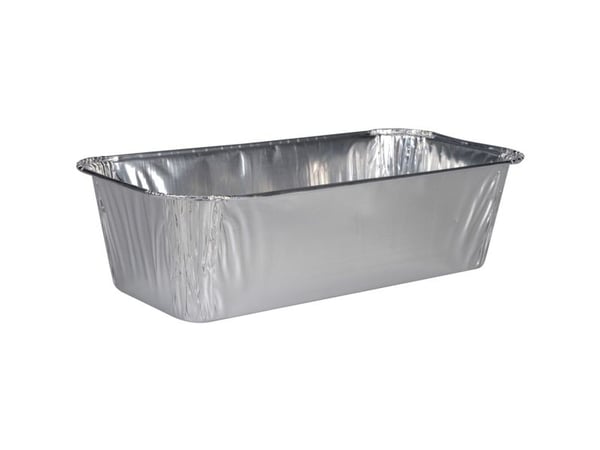 Alu-form, ABENA Cater-Line, 25x12,2x7cm, 1500 ml, aluminium, rektangulær - (2 stk.)