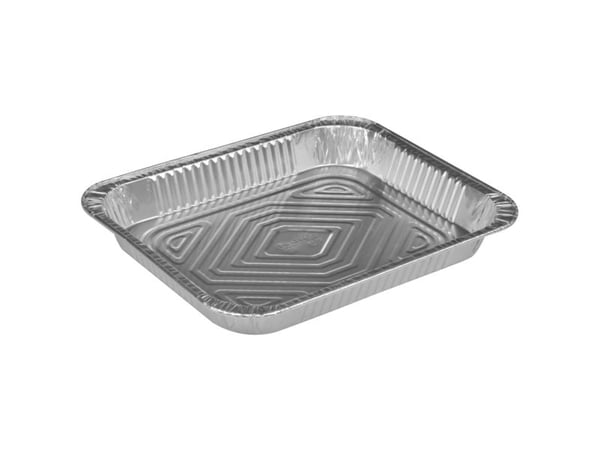 Gastronorm bakke, ABENA Cater-Line, 32,2x26,2x4,1cm, 2640 ml, aluminium, rektangulær - (10 stk.)