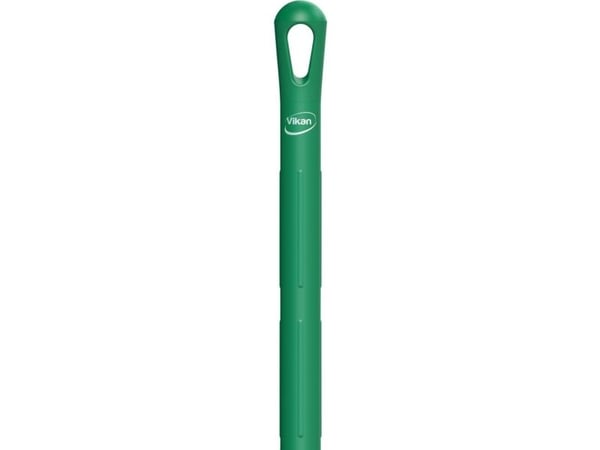 Kahva erittäin hygieeninen Ø34x1500 mm kierteellä PP Vihreä,1 kpl