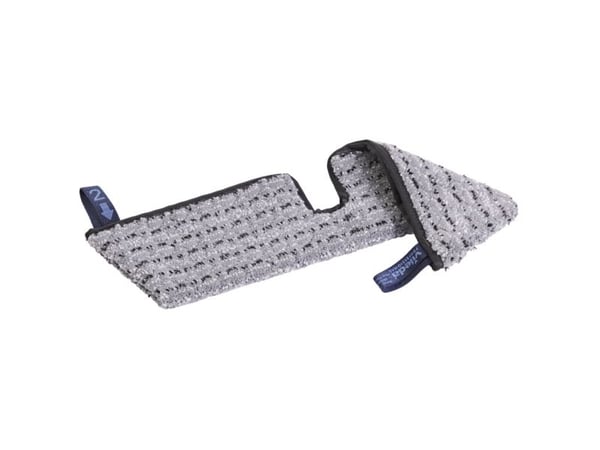 Mopp, Vileda Swep Single r-MicroPlus Pro, grå, polyester/PP, 50 cm, fickor