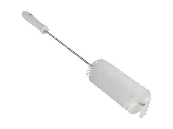 Rørrenser, Vikan, 50cm, Ø5cm, hvid, polyester/PP/rustfrit stål