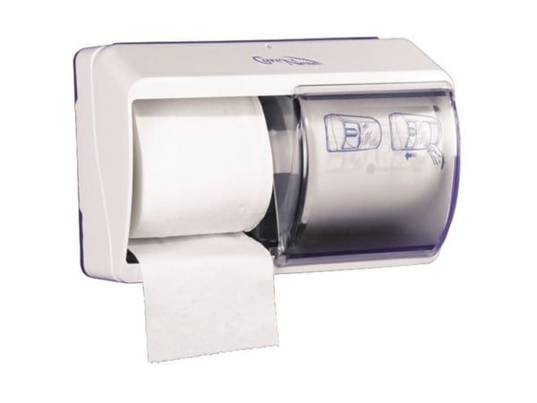 Dispenser, ABENA, 17,5x25,5x17,5cm, hvid, plast