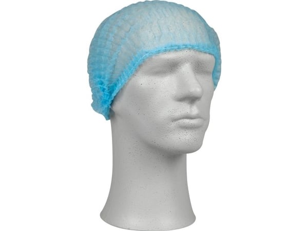 Hårnet, ABENA Classic, L, 10 gsm, blå, PP, usteril Hårnet, ABENA Classic, L, 10 gsm, blå, PP, usteril