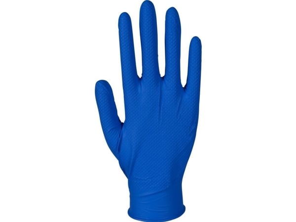 Engångshandske THOR Ultra Grip XXL mörkblå nitril fiskfjällsstruktur (10 st.)