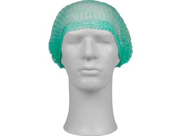 Hårnet, ABENA Classic, L, 10 gsm, grøn, PP, usteril Hårnet, ABENA Classic, L, 10 gsm, grøn, PP, usteril