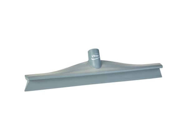 Gulvskrape, Vikan, 40x8x9 cm, grå, TPE-gummi/PP, 40 cm, med enkelt blad, ultrahygienisk