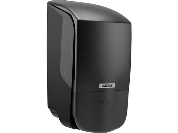 Dispenser Manuel Katrin Inclusive 500ml Plast Sort til sæbe/hånddesinfektion,1 stk