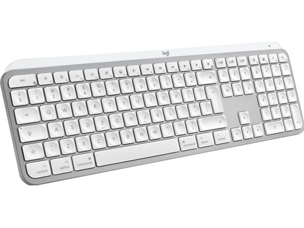 Logitech Master Series MX Keys S for Mac – Tastatur – full størrelse – bagasjebeskytter – trådløs – Bluetooth LE – QWERTY – US International