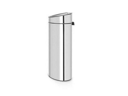 Brabantia 112881, 40 l, Rektangulær, Rustfritt stål, Pedal, 435 mm, 302 mm