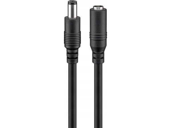 PremiumCord skjøteledning for strømkontakt 5,5/2,1 mm, 10 m