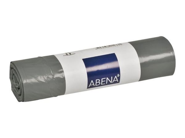 Abena Sækko-Boy - Søppelpose - 40 L - lineær lavtetthetspolyetylen (LLDPE) - grå - pakke av 10