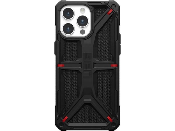 UAG Rugged Case for Apple iPhone 15 Plus [6.7-inch] - Monarch Kevlar Black - Baksidedeksel for mobiltelefon - DuPont Kevlar - kevlarsvart - for App...