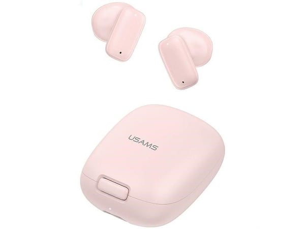 USAMS trådlösa Bluetooth 5.3 TWS-hörlurar, rosa/pink (BHUID04), (ID25) USAMS trådlösa Bluetooth 5.3 TWS-hörlurar, rosa/pink (BHUID04), (ID25)