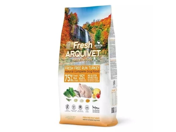 ARQUIVET Fresh Iberian Pork and fish - halvfugtigt hundefoder - 2,5kg
