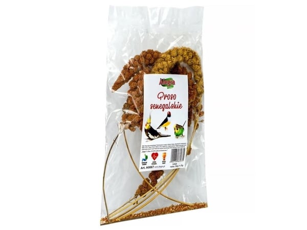 ALEGIA Senegalesisk hirse - godbid til fugle og gnavere - 80g