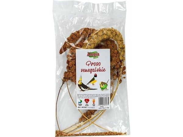 ALEGIA Senegalesisk hirse - godbid til fugle og gnavere - 80g