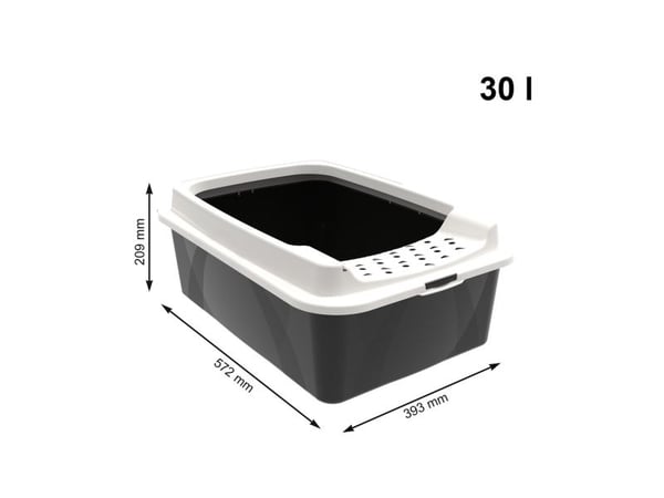 ROTHO Bonnie Eco Black - kattebakke - kattebakke