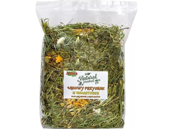ALEGIA Ängsgodis med ringblomma - godbidder till gnavere och kaniner - 160g