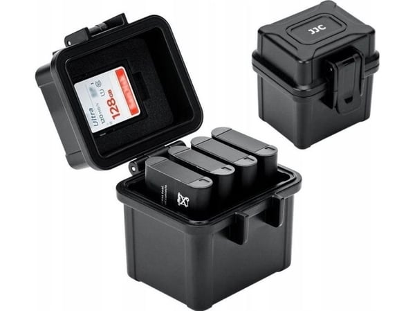 JJC Cover Box Cover Case Batterier Batterier Minnekort for kamera videokamera / JBC-BAT4