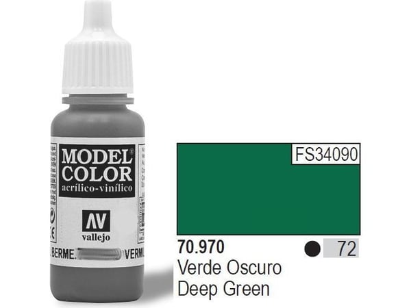 Vallejo Paint Nr72 Syvänvihreä matta 17ml - 70970