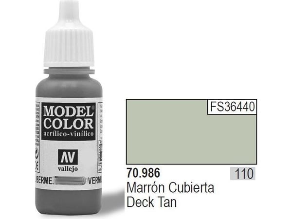 Vallejo 70.986, 17 ml, Ruskea, Matta, Pullo