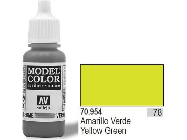 Vallejo 70.954, Keltainen, Akryylimaali, Nestemäinen, 17 ml, 1 kpl |