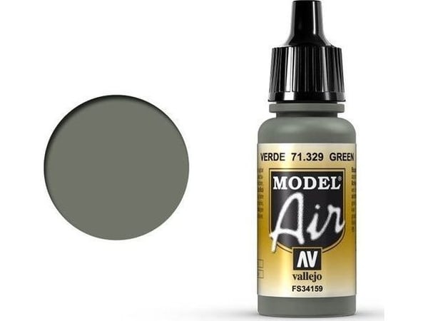 Vallejo 71.329, Grön, Akrylfärg, Vätska, 17 ml, 1 styck |