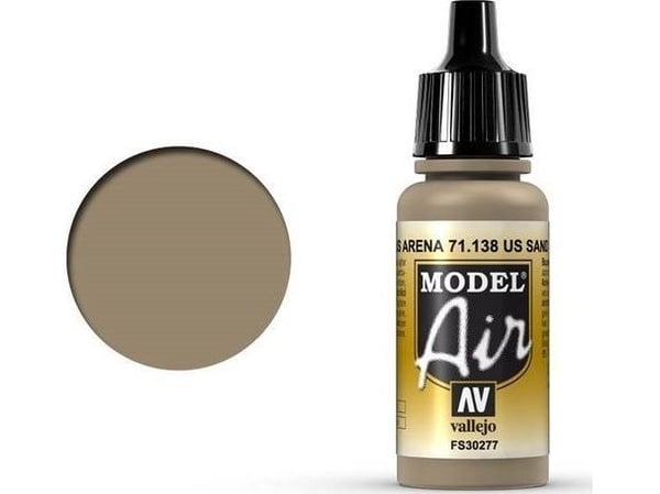 Vallejo 71.138, 17 ml, Ruskea, Matta, Pullo