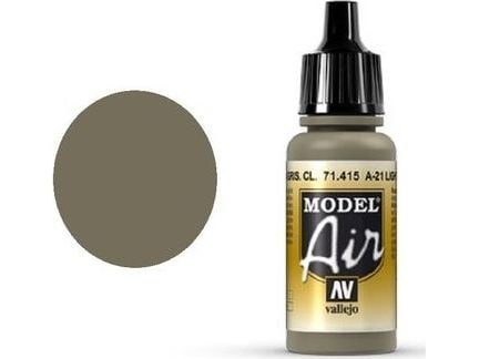 Vallejo 71.415, 17 ml, Ruskea, Matta, Pullo