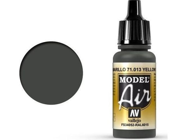 Vallejo 71.013, 17 ml, Grön, Matt, Flaska